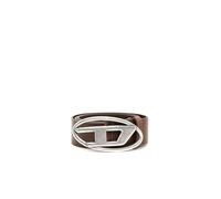 DIESEL Ceinture chocolat / argent, Taille 90