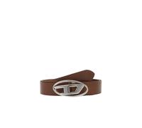Diesel - Oval D Logo B-1Dr Belt - Homme - Accessoires - Brun - Taille: 90 CM