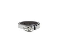 Diesel - Oval D Plate Belt - Homme - Accessoires - Noir - Taille: 90 CM