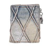 Diesel - Portefeuille en jean 9x11 - Femme - Accessoires - Bleu - Taille: ONE Size