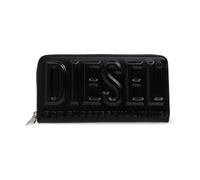 Diesel - Portefeuille Logo 3D - Continenta - Femme - Accessoires - Noir - Taille: ONE Size