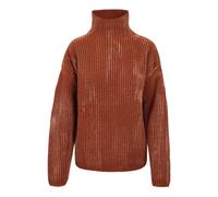 Diesel - Pull à col roulé côtelé - Femme - Pulls - Brun - Taille: 40 FR