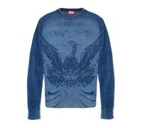 Diesel - Pull `K-Fenicol` - Homme - Sweatshirts et sweats à capuche - Bleu - Taille: L