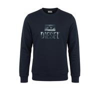 DIESEL Pull-over 'S-GIR TONE ON TONE' bleu marine, Taille XL