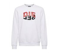 DIESEL Pull-over 'S-GIRK-N80' blanc, Taille M