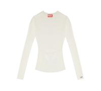 Diesel - Pull Tricot Col Rond - Femme - Pulls - Blanc - Taille: 38 FR