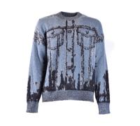 Diesel - Pull Tricot Col Rond - Homme - Pulls - Gris - Taille: M