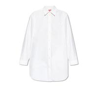 Diesel - Robe Chemise - Femme - Blouses et Chemises - Blanc - Taille: 34 FR
