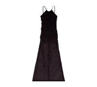 Diesel - Robe Longue Superposée Silhouette - Femme - Robes - Noir - Taille: 34 FR