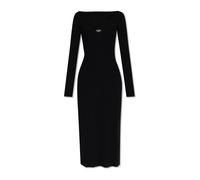 Diesel - M-Oloni Midi Dress - Femme - Robes - Noir - Taille: 40 FR