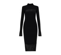 Diesel - Robe Midi - Femme - Robes - Noir - Taille: 34 FR