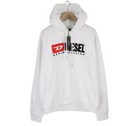 Diesel S-DIVISION Homme Capuche XL Blanc Pull Grandes Tailles Avant
