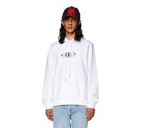 Diesel_S-GINN-HOOD-K35 FELP_Sweater_Blanc_M