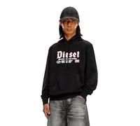 Diesel_S-GINN-HOOD-K45 Felpa_Sweatshirt_Noir_M Große Größen