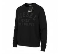Diesel S-Gir-Crewneck OTB Sweatshirt Homme Col Rond Coton Noir L