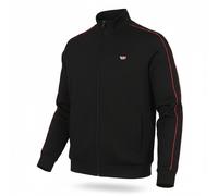 Diesel S-Lock-D Sweatshirt Homme L Noir Col Haut Zippé Coton & Nylon