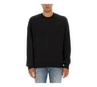 Diesel - S-Rob-Megoval-D SweaT-shirt - Homme - Sweatshirts et sweats à capuche - Noir - Taille: XL