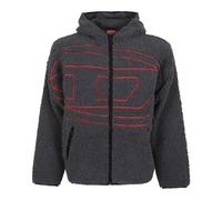 Diesel - s-zat Teddy Sweat à capuche SweaT-shirt - Homme - Sweatshirts et sweats à capuche - Gris - Taille: S