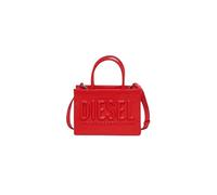 Diesel Sac à main rouge pour femme avec logo en relief UNI, rouge, Borsa mini a mano 12x17,5x6 cm primavera estate