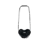 Diesel - Scrunch-D Heart Shoulder Bag - Femme - Sacs - Noir - Taille: ONE Size