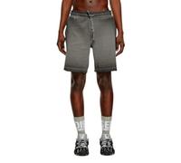 DIESEL Short P-Stalt-Waf Piqué Gaufre Coton Homme L Gris Vieilli