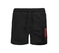 DIESEL Shorts de bain 'NICO' rouge / noir, Taille L