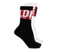 Diesel - Skm-Ray-Threepack Chaussettes Trio - Homme - Sous-vêtements - Blanc - Taille: L