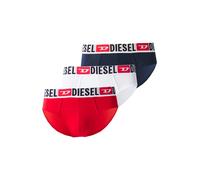 DIESEL Slip 'ANDRE' bleu marine / gris clair / rouge / blanc, Taille M