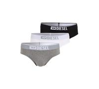 DIESEL Slip 'Andre' gris chiné / noir / blanc, Taille XS