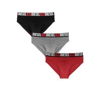 DIESEL Slip 'Andre' gris / rouge / noir / blanc, Taille XL
