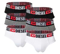 DIESEL Slip gris chiné / rouge / noir / blanc, Taille S