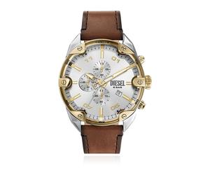 Diesel - Spiked Chronograph Watch - Homme - Accessoires - Brun - Taille: ONE Size