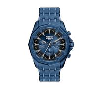 Diesel Stinger Homme Montre 46MM en Acier Inoxydable Bleu, DZ4705