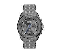 Diesel Stinger Homme Montre 46MM en Acier Inoxydable Gris Canon, DZ4708