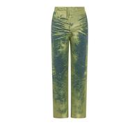 Diesel - Straight Pantalons - Femme - Pantalons - Vert - Taille: W26