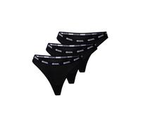 DIESEL String 'STARS' noir / blanc, Taille M