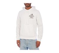 Diesel - Sweat à Capuche Moderne avec Design Textuel - Homme - Sweatshirts et sweats à capuche - Blanc - Taille: L