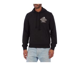 Diesel - Sweat à capuche moderne avec motif texte - Homme - Sweatshirts et sweats à capuche - Noir - Taille: M