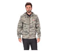 Diesel - SweaT-shirt à capuche zippé camouflage - Homme - Sweatshirts et sweats à capuche - Vert - Taille: M