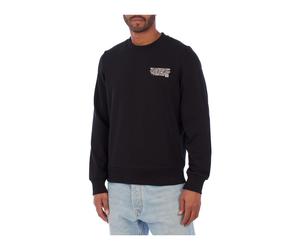 Diesel - SweaT-shirt à Col Rond avec Texte - Homme - Sweatshirts et sweats à capuche - Noir - Taille: XL
