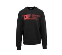 DIESEL Sweat-shirt corail / noir, Taille S