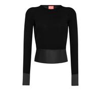 Diesel - Sweater M-Sleshs - Femme - Pulls - Noir - Taille: 40 FR