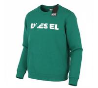 DIESEL Sweatshirt Homme S-Gir 250237 Off XL Vert Col Rond Coton