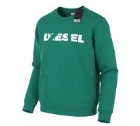 DIESEL Sweatshirt Homme S-Gir 250237 Vert Off XL Col Rond Enfilable