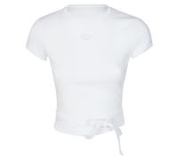 Diesel - T-Bunny-Tail-S1 Ribbed Top - Femme - Tops - Blanc - Taille: 36 FR