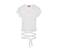 Diesel - T-Bunny Tail TOP - Femme - Tops - Blanc - Taille: 36 FR