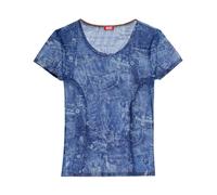 Diesel - T-Chemises - Femme - Tops - Bleu - Taille: 36 FR