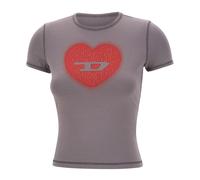 Diesel - T-Chemises - Femme - Tops - Gris - Taille: 38 FR
