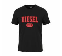 Diesel T-Diegor 1-A T-Shirt Col Rond Manches Courtes XL Coton Noir