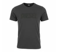 Diesel T-Diegor-Big-Crew Hommes T-shirt M Gris Moelleux Logo Col Manches Courtes